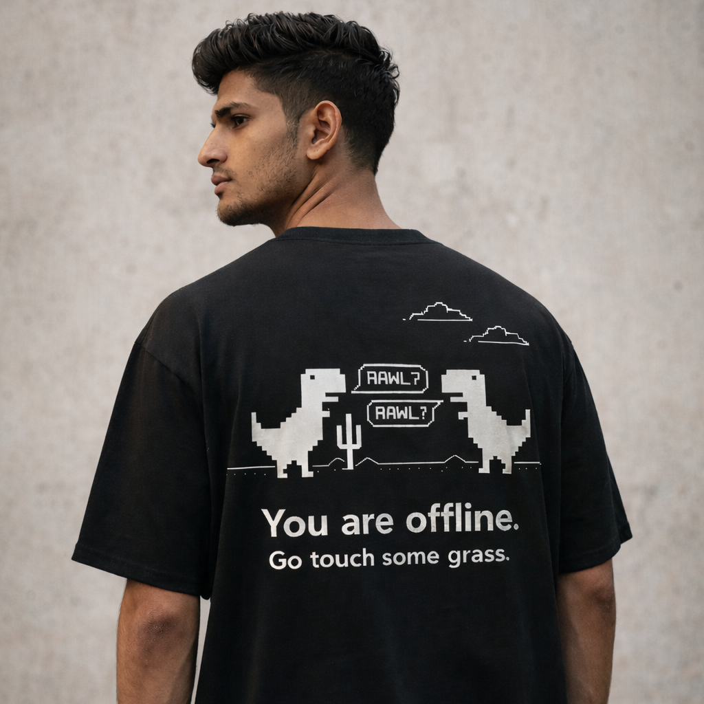 Offline Mode – Oversized Streetwear Tee