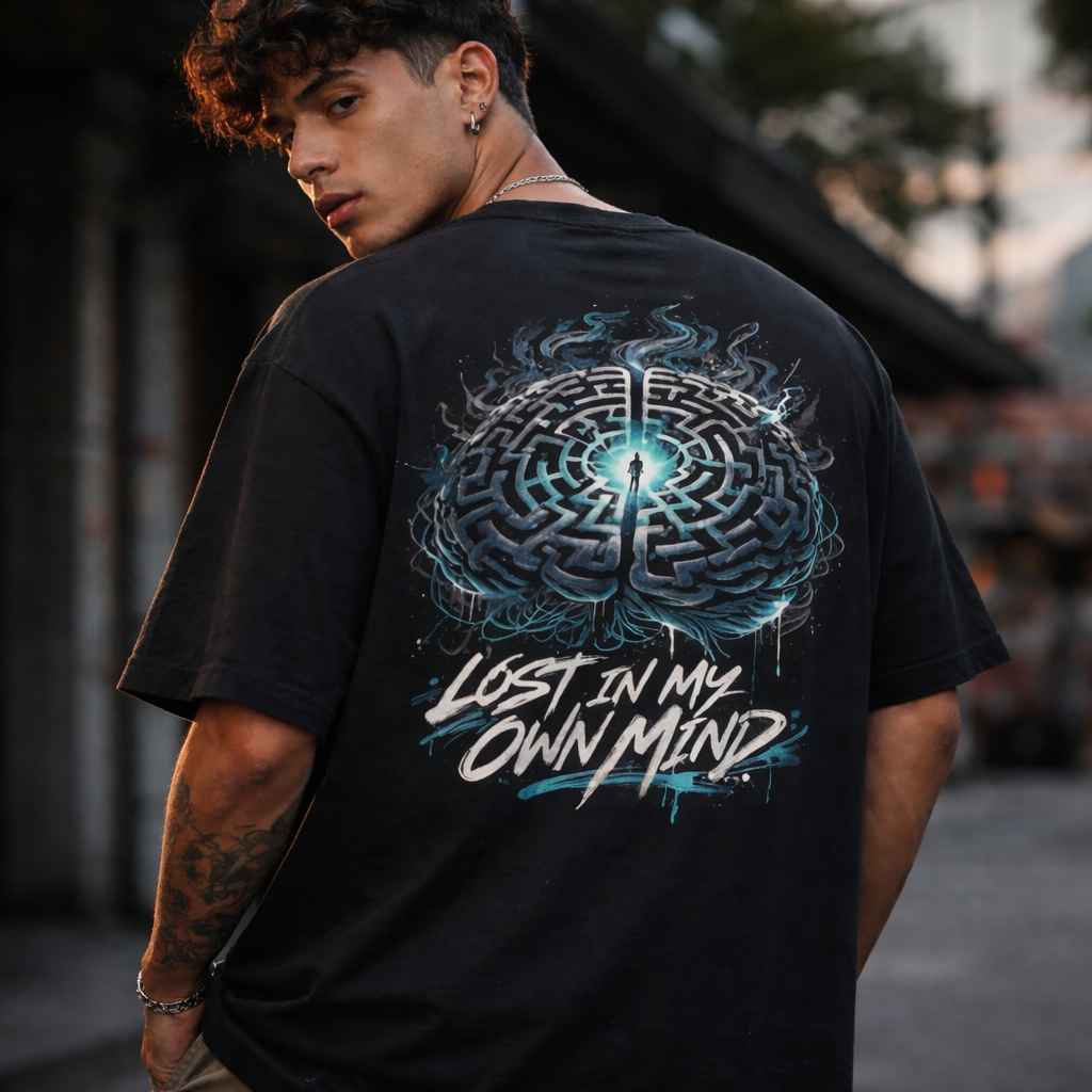 Lost In My Own Mind Oversized T-Shirt