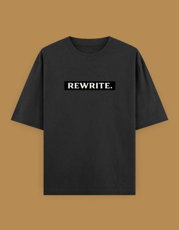 REWRITE. Oversized Tee
